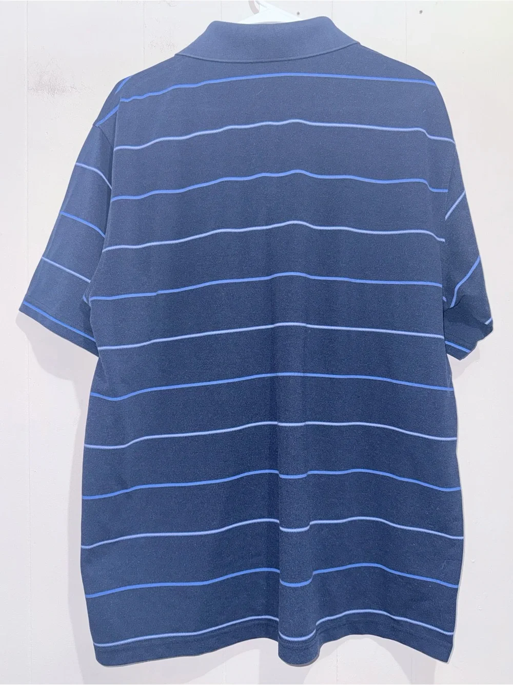 VTG Polo Ralph Lauren Striped Knit Polo Shirt Navy XXL 80s 90s